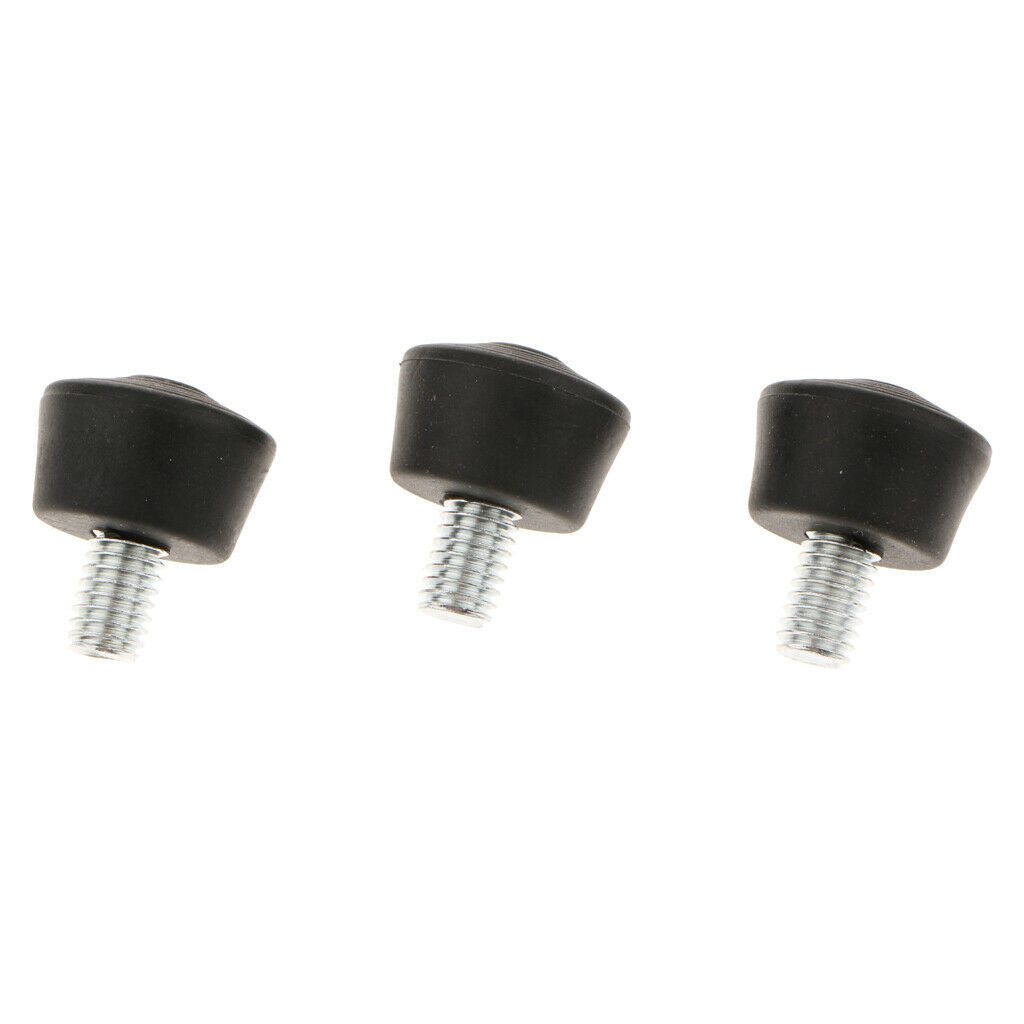 3Pcs M8 Conversion Screws Tripod Foot Adapter Rubber Bottom Foot Spike Pads