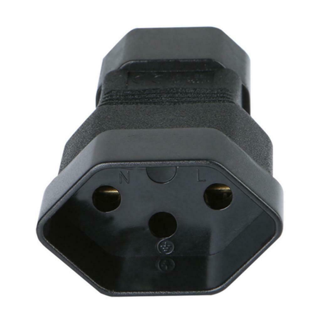 IEC320-C14 Male To Switzerland Female , Plug TO Socket, Power Adapter