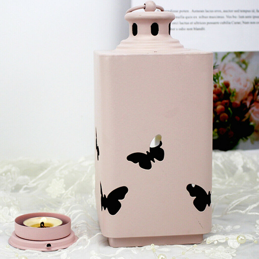 Modern Hollow Out Metal Candle Holder Home Decor Butterfly Candlestick