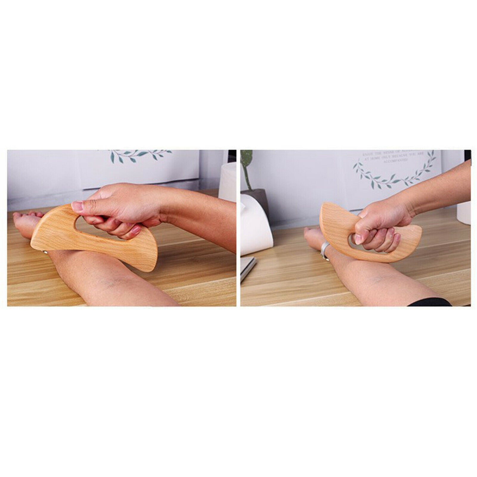 Wooden Wood Beech Gua sha Massage Tool Board for Release Back Legs Pain