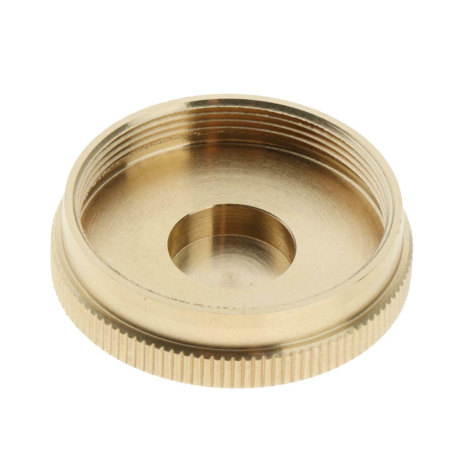 4x Brass Cylinder Lower Cover Caps Parts French Horn Musical Instruments DIY