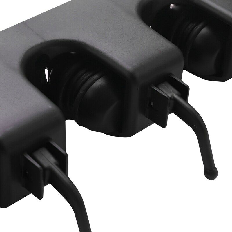 Broom Holder and Garden Tool Organizer for Rake or Mop Handles Up (Black) I4E8E8