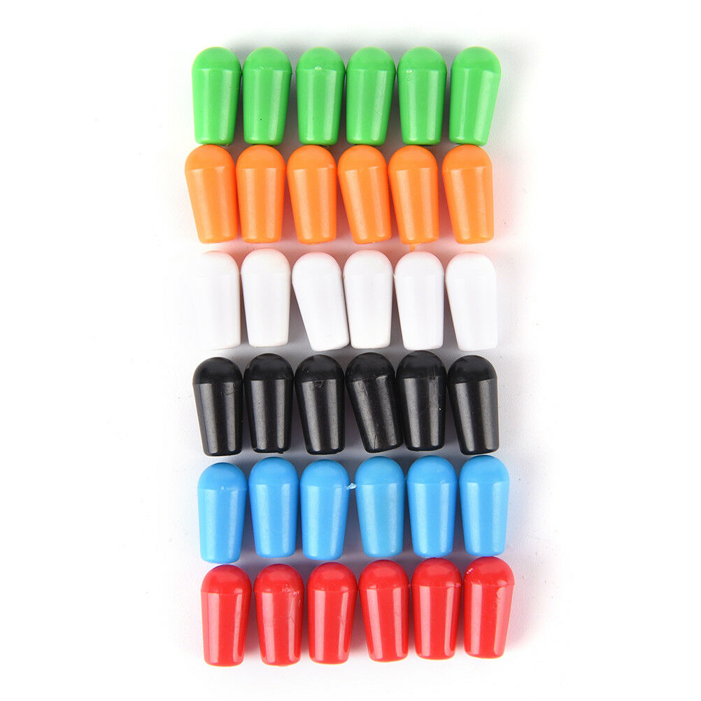 6x 3.5mm Toggle Switch Tip Caps for electric Guitar Random Co NzJC.l8
