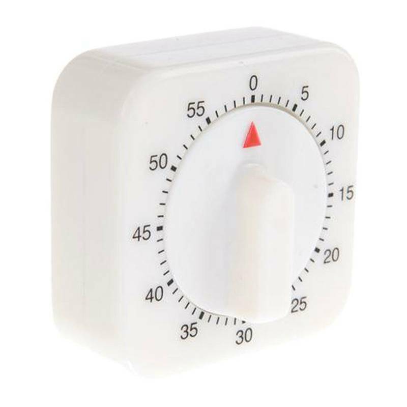 60Minutes Kitchen Cooking Baking Timer Wind Up Mechanical Clock Alarm Stopwatch!