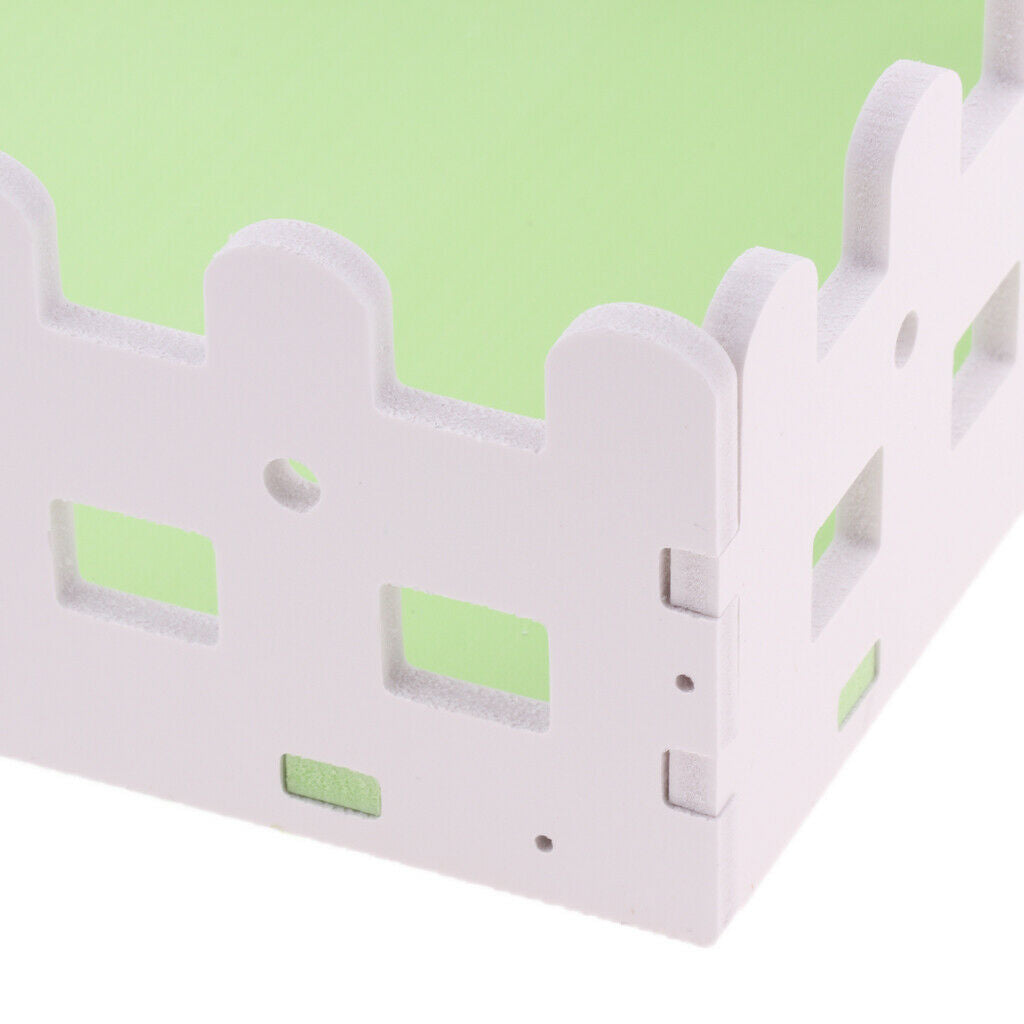 1 Pc Small Pet Hamster Hedgehog Parrot Wooden Ladder Platform Fence Green