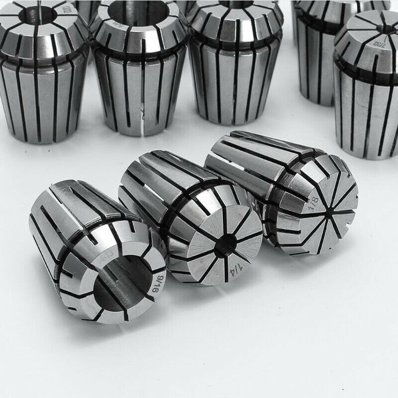 New 12Pcs ER16 Spring Collet Set For CNC Milling Lathe Tool Engraving Machin  WF
