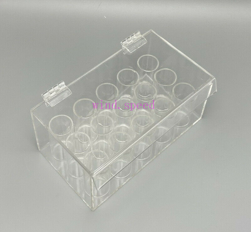 Dental Orthodontic Ligature Tie Holder Storage Box Acrylic Transparent Container