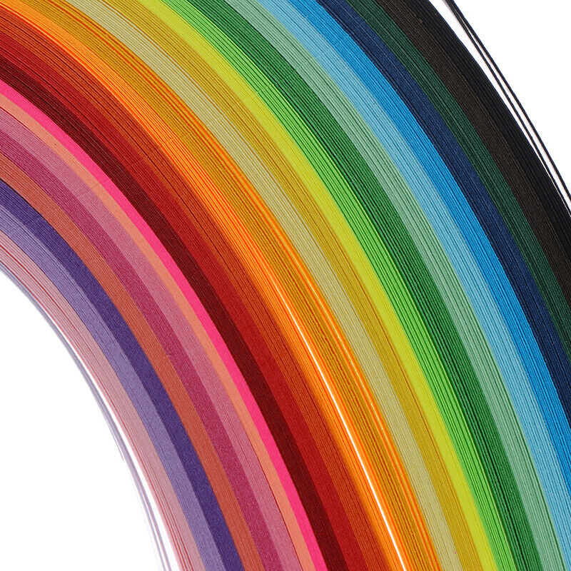 260 Rainbow Paper Quilling Strips Set 3mm 39cm Flower Gift Paper For DIY .l8