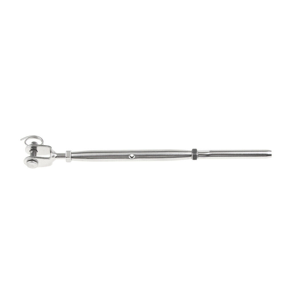 Stainless Turnbuckle Hand Swage Tensioner Cable Railing with Lag Screw M5