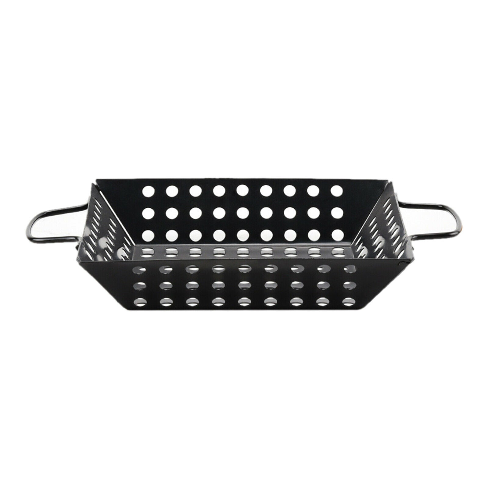 Non-Stick BBQ Pans Grill Basket Picnic Camping Cooking Fish Meat Seafood