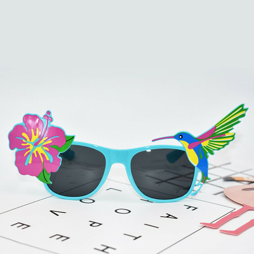 Funny Flower Bird Party Glass Summer Beach Party Evening Dress Accessories