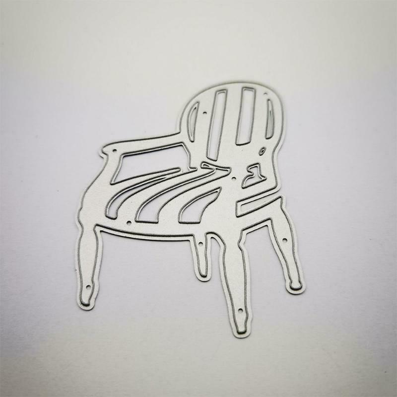 Chair Metal Cutting Dies Stencil DIY Scrapbooking Album Paper Card Template Mold