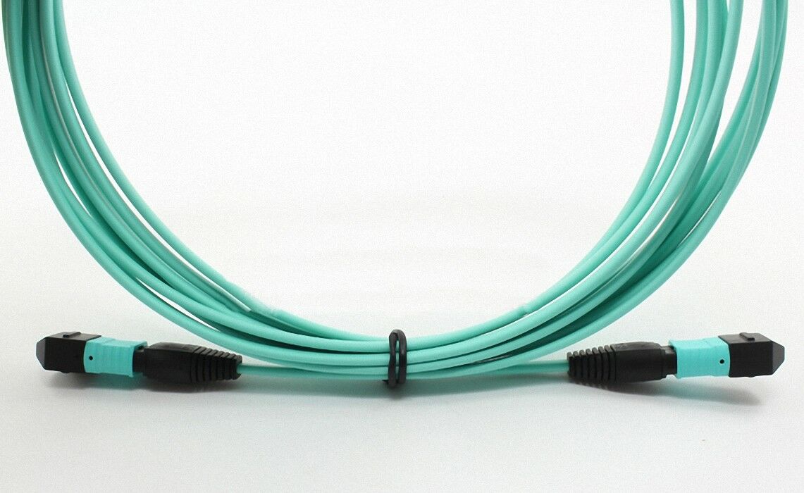 7 Meters 12 Core OM3 MPO/PC(female)-MPO/PC(female) 50/125um Fiber Patch Cord