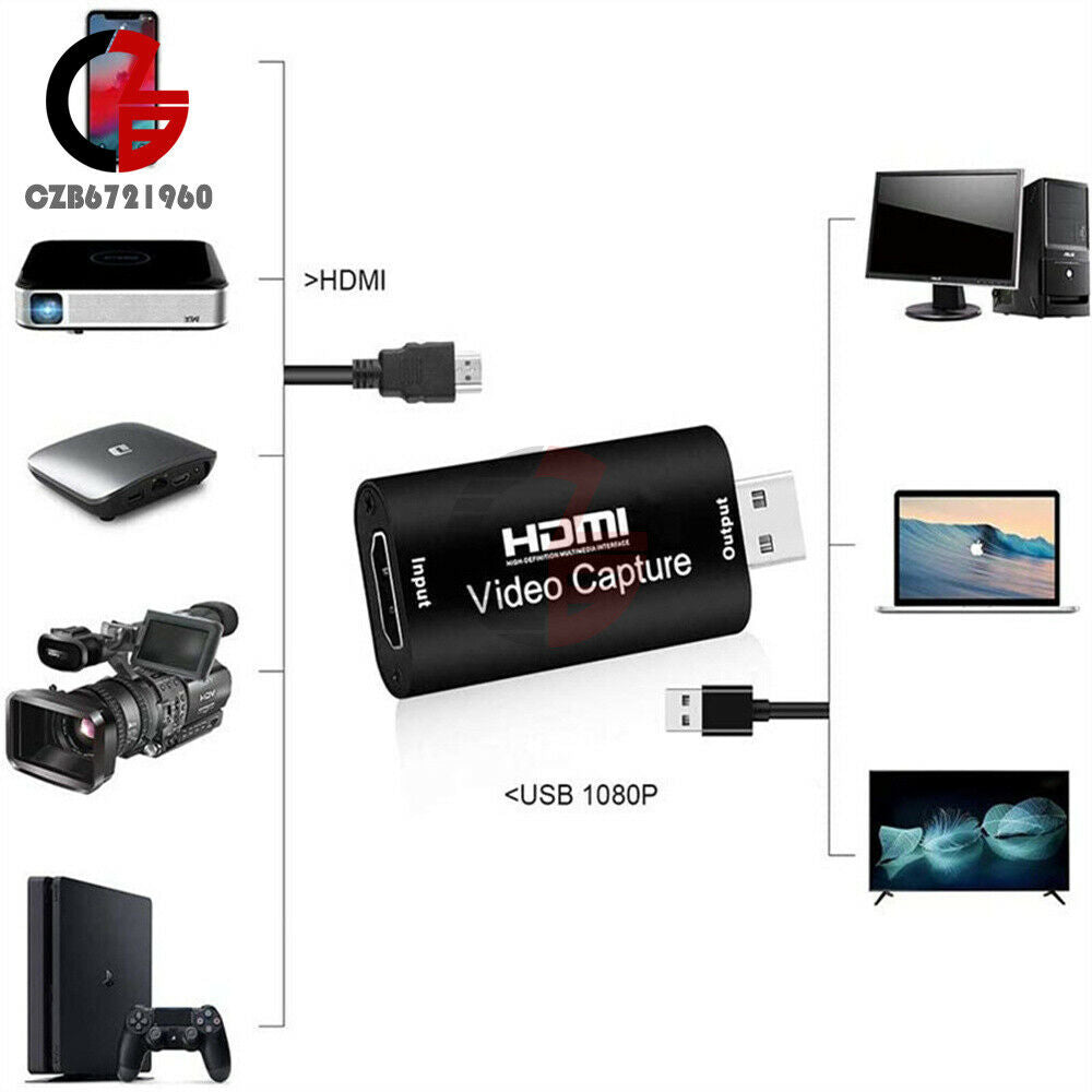HDMI Video Capture Audio Video Capture Cards HDMI to USB Full HD 1080 USB 3.0