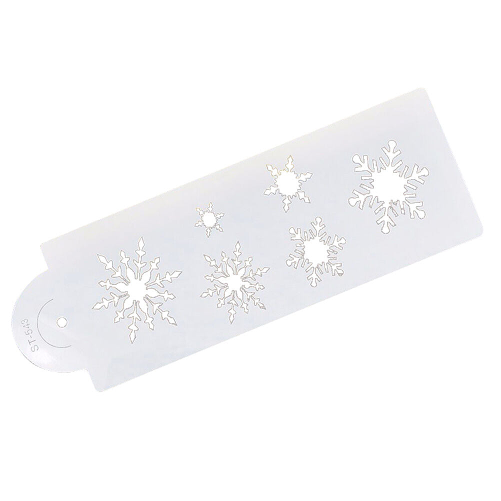 Snow Flower Cake Stencil Fondant Designer Decorating Craft Cookie Baking T.l8