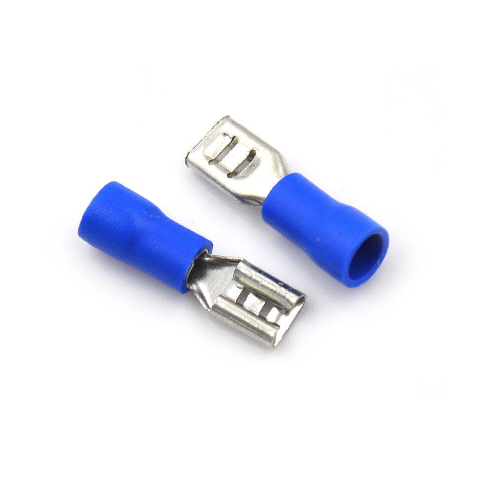 20PCS 0.187" 4.8mm Crimp Terminal Terminator Female Spade Connector Bl.l8