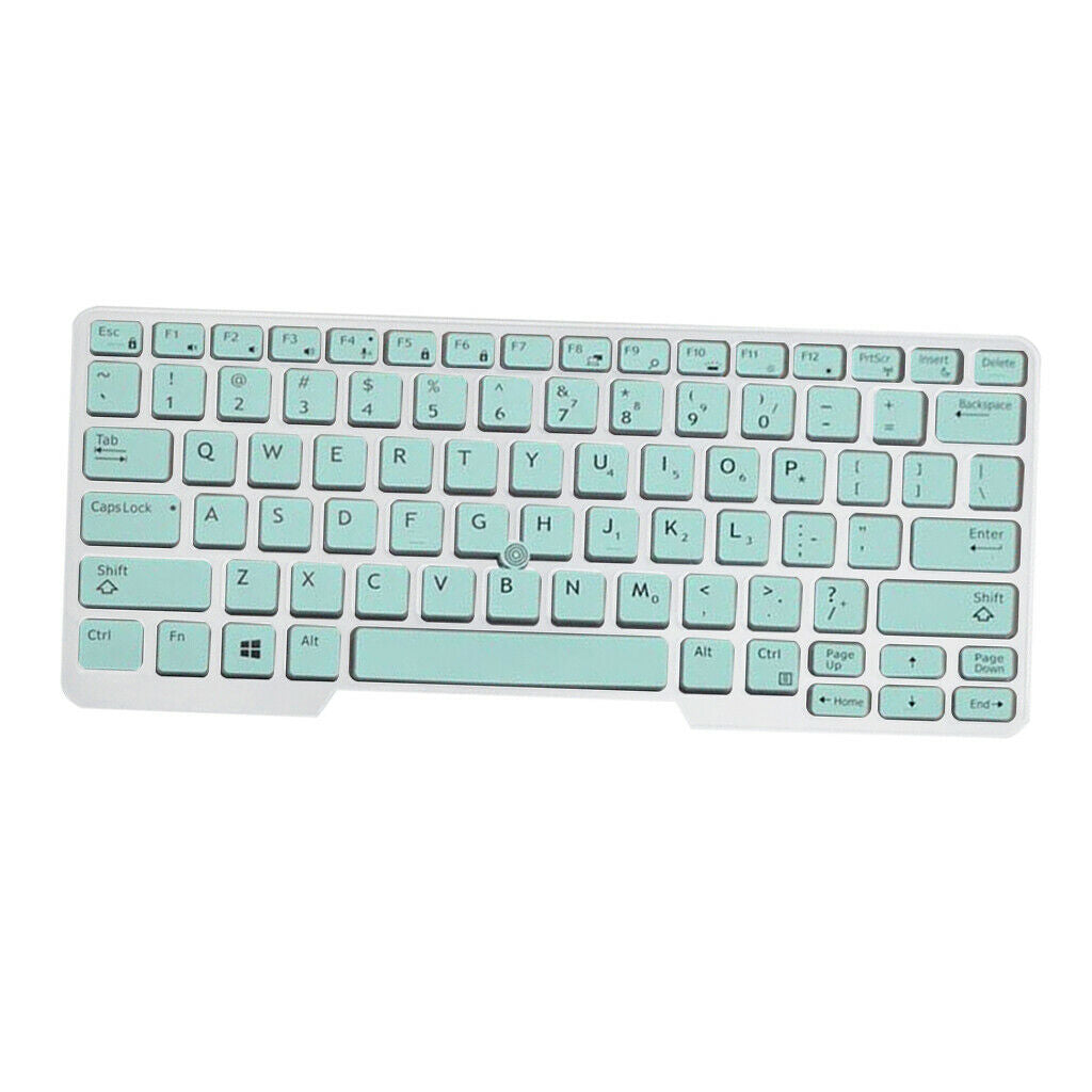 Silicone Keyboard Cover Skin for Dell Latitude E5480 14in Laptop Mint Green