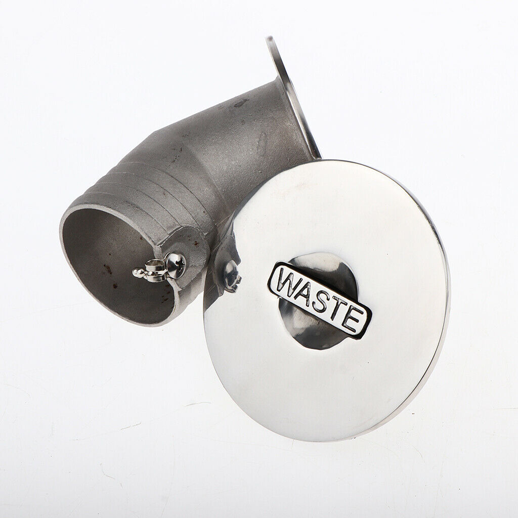 Boat Deck Fill / Filler Keyless   - 2" (50mm) 316 Stainless Steel Waste