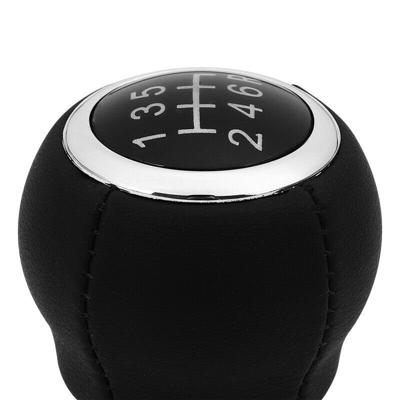 1X(Car-Styling 6 Speed Leather Gear Stick Shift Knob for Subaru Impreza WRX 6X8)