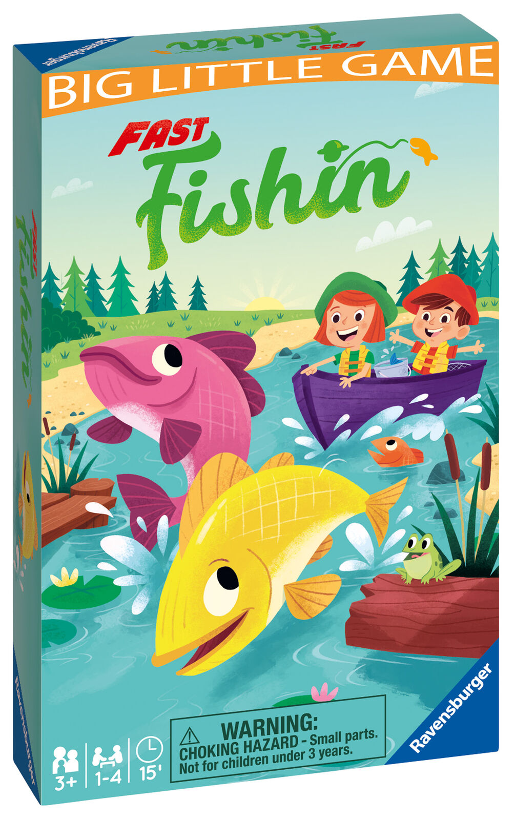 20578 Ravensburger Fast Fishing Travel Game Children Kids Age 3 Years+