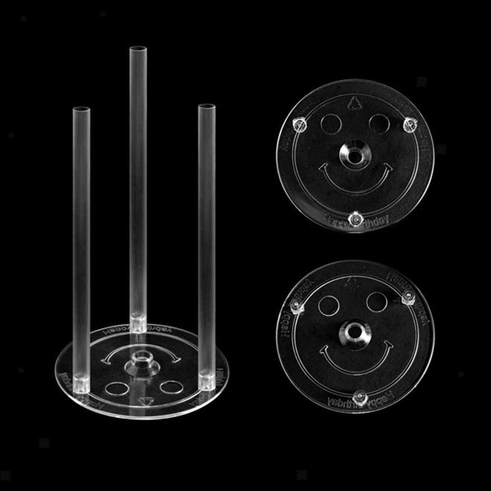 2 Set Multi-Layer Cake Support Set with 4 Board Round White for Tier Cake