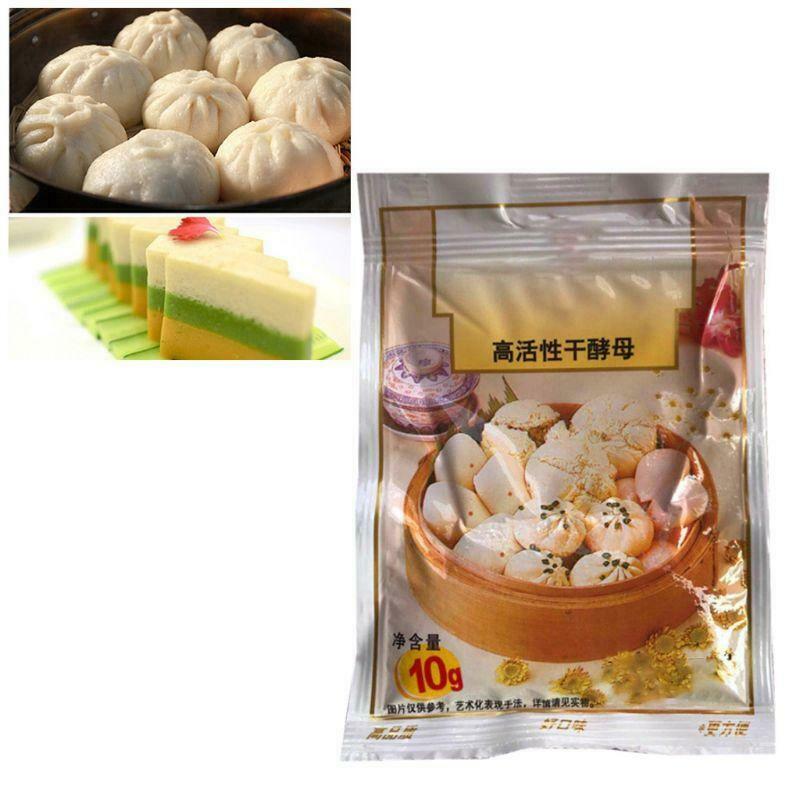 5 Bags 50g Cake Bread Active Instant Dry Yeast for Kitchen Baking Steamed Buns