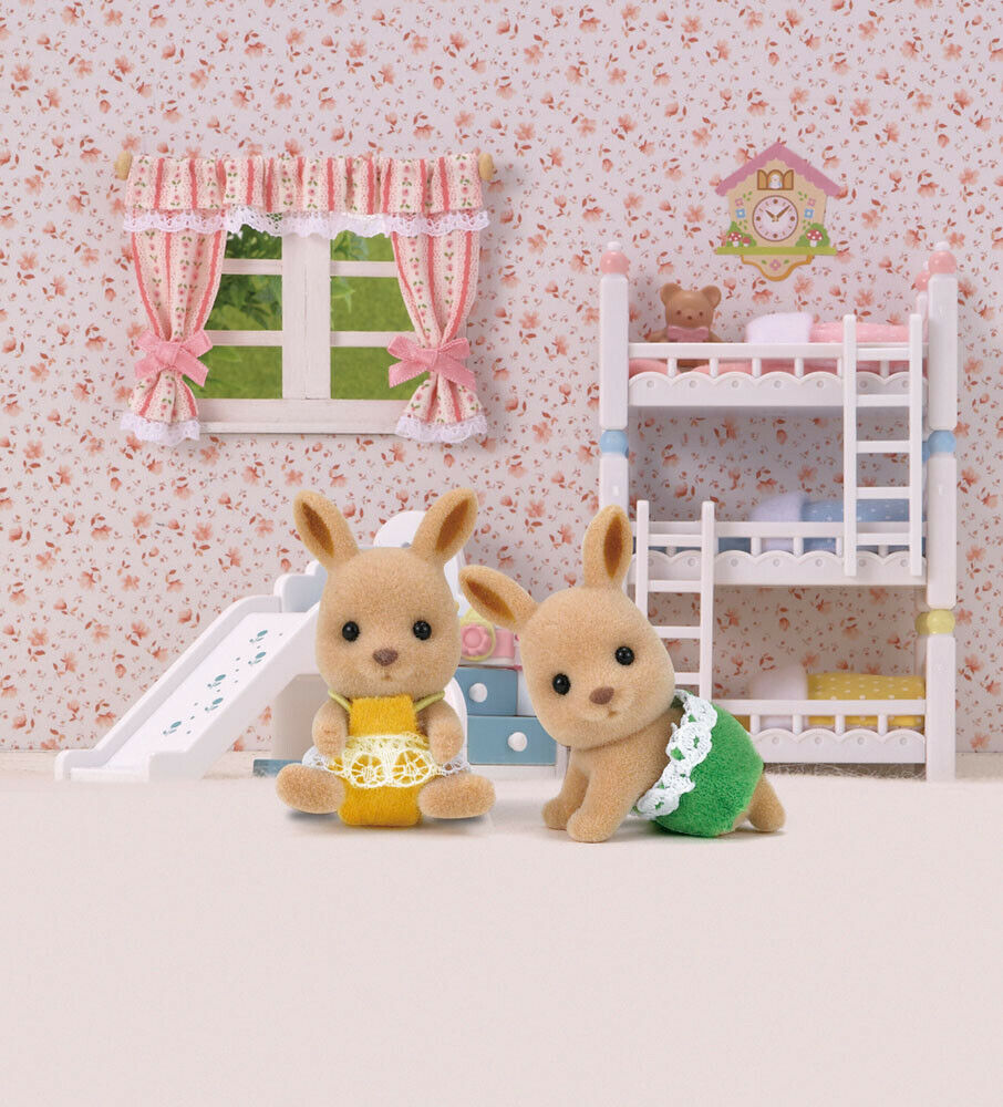 Sylvanian Families Twins Set 5087 Kangaroo Twins /3+ Brand New In Box