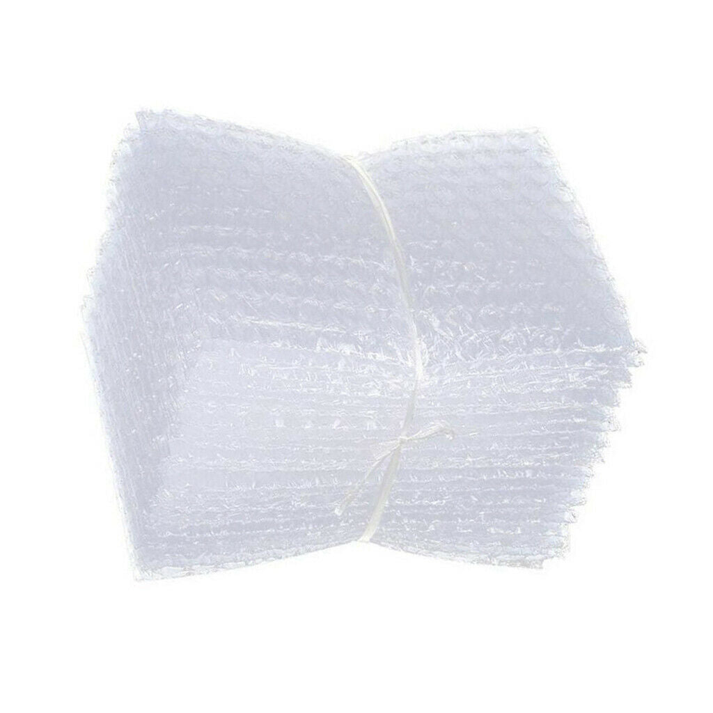50pcs, Bubble Out Pouches Bags Wrap Cushioning Transparent 18x20cm