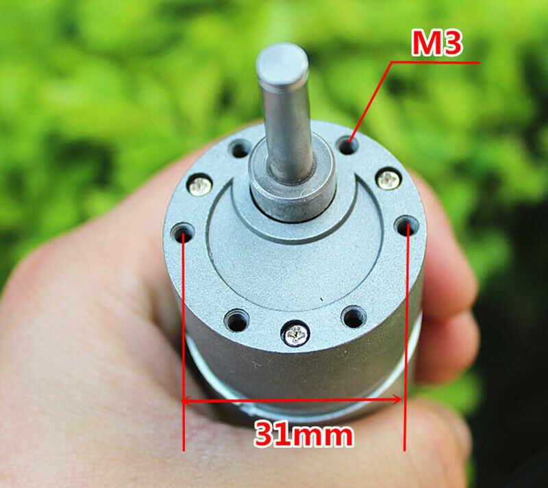 1pcs DC 24V 200rpm geared motor 550/555 DC motor metal gear reducer box