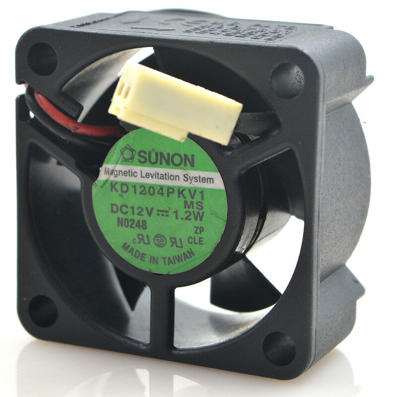 For SUNON KD1204PKV1 Cooler Fan DC 12V 1.2W 2pin Case/CPU Cooling Fan 40*40*20mm