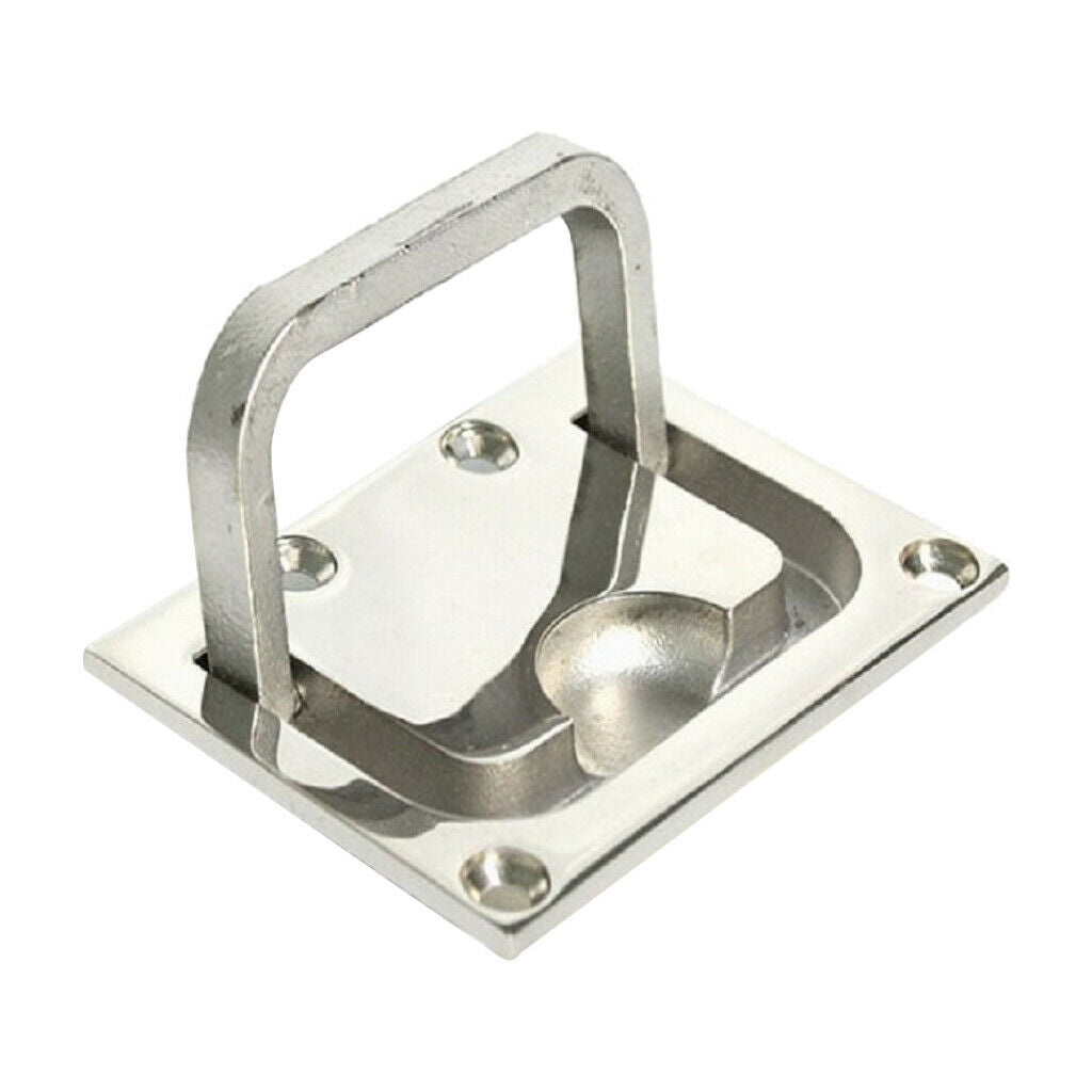 3"x2"  Boat Door Hatch Cabinet Lift Pull Ring Slam Latch 316 Stainless Steel
