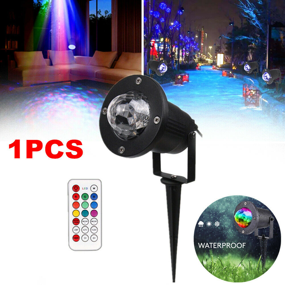 1PCS LED Water Ripple Projection Lamp Waterproof Outdoor Path Lawn Garden Light