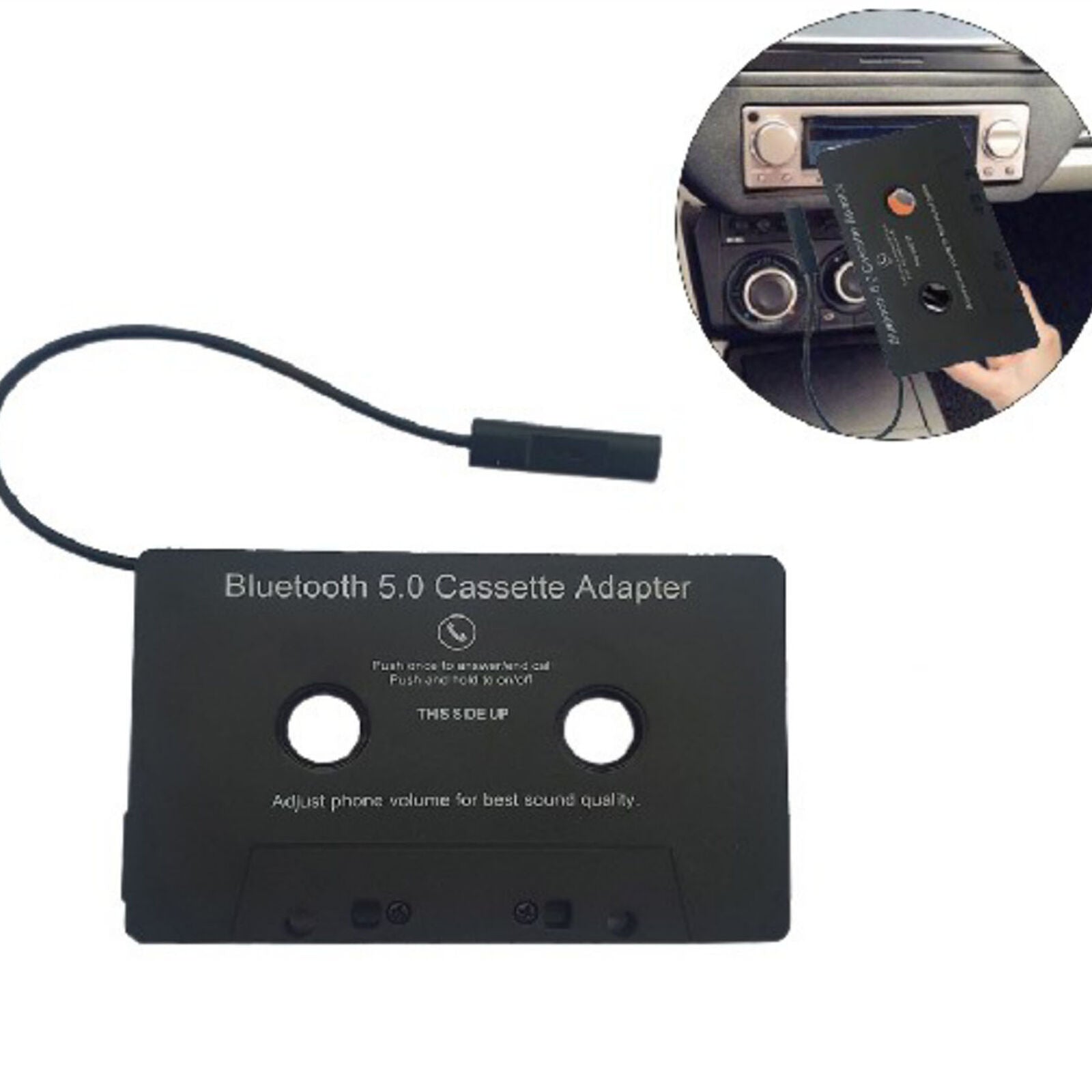 Car Auto Bluetooth 5.0 Audio Cassette Adapter Music Player Tape Converter