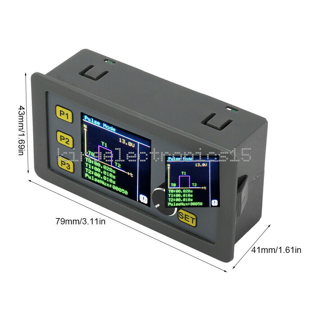 1-1000Hz 4-20mA 2-10V Signal Generator PWM Pulse LCD Adjustable Module Sine Wave