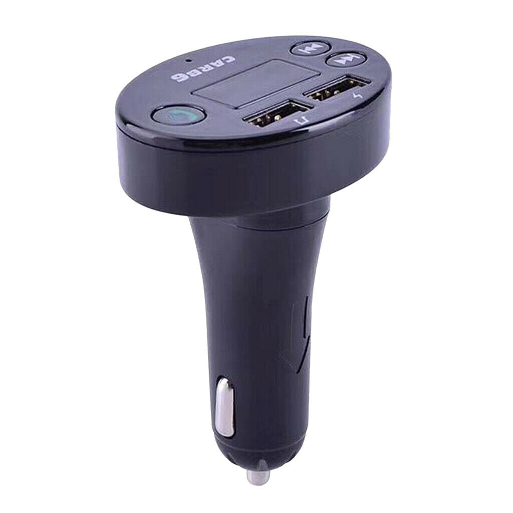 New Car FM Transmitter Bluetooth Hands-Free Car Transmitter Kit Black