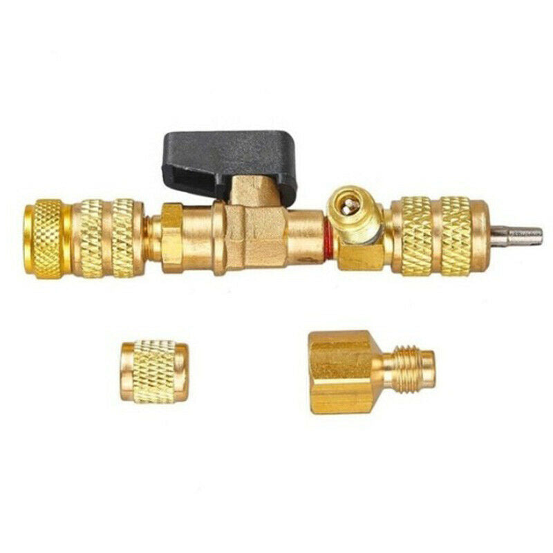 4X(1Pc R410A R22 Dual Size SAE Port HVAC Valve Core Removal/Installer Tool(A1H4)