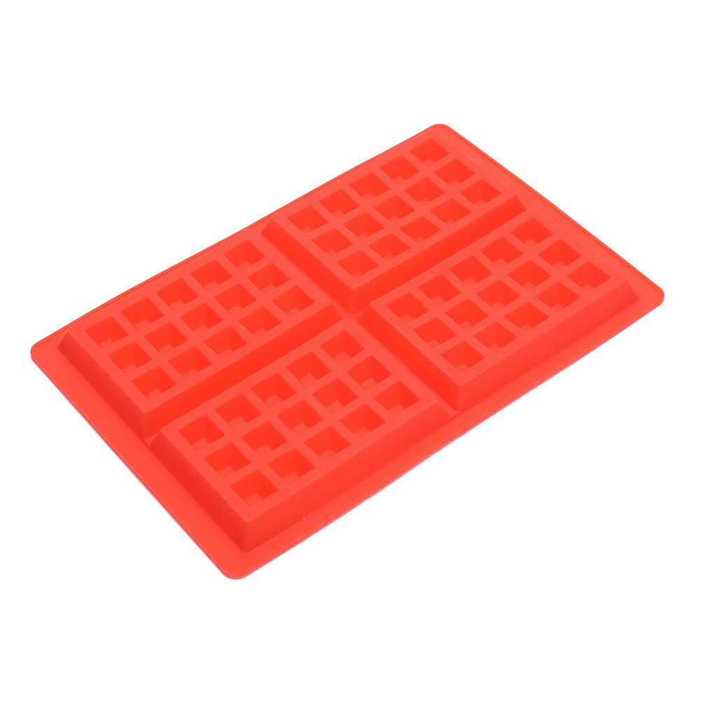 Square baking Tools Silicone Waffle Mold Muffin Maker Pan Cookie Cake TwJ.l8