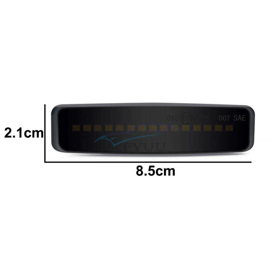 For BMW E39 1 Pair of Yellow LED Dynamic Flow Sequence Turn Signals Waterproof