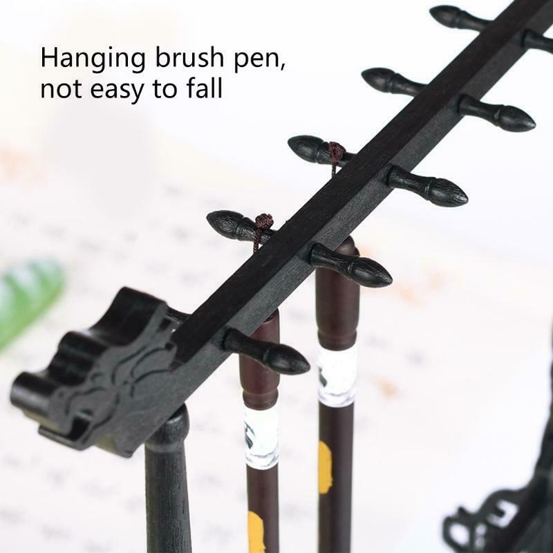 Premium 12-pin Calligraphy Brush Pen Stand Eco-friendly Calligraphy Brush Rack
