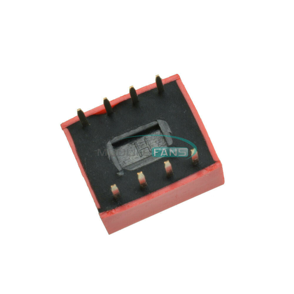 100pcs Red 2.54mm Pitch 4 PositionWay 4-Bit 4P Slide Type DIP Switch Module