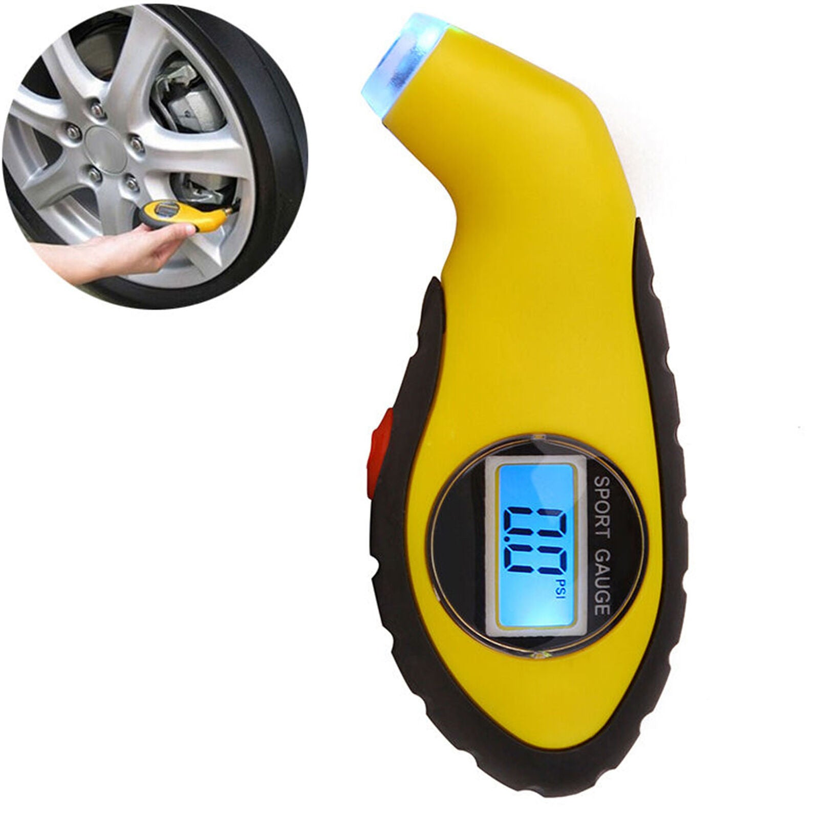 Digital Tire Pressure Gauge Car Bike Truck Auto Air PSI Meter Tester Tyre Gauge