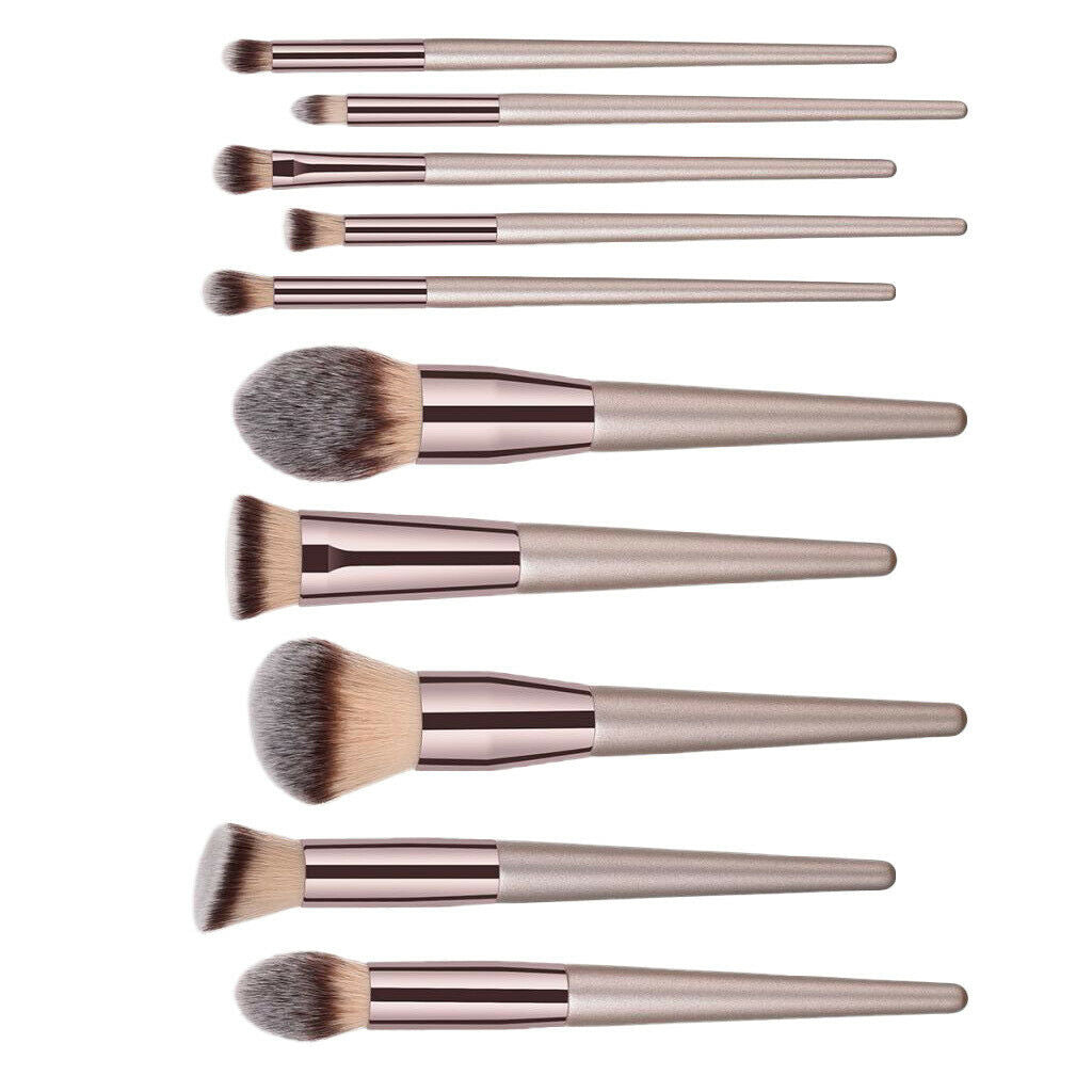 Cosmetics Eyeshadow Palette Makeup Box + 10 Pieces Professional Brush