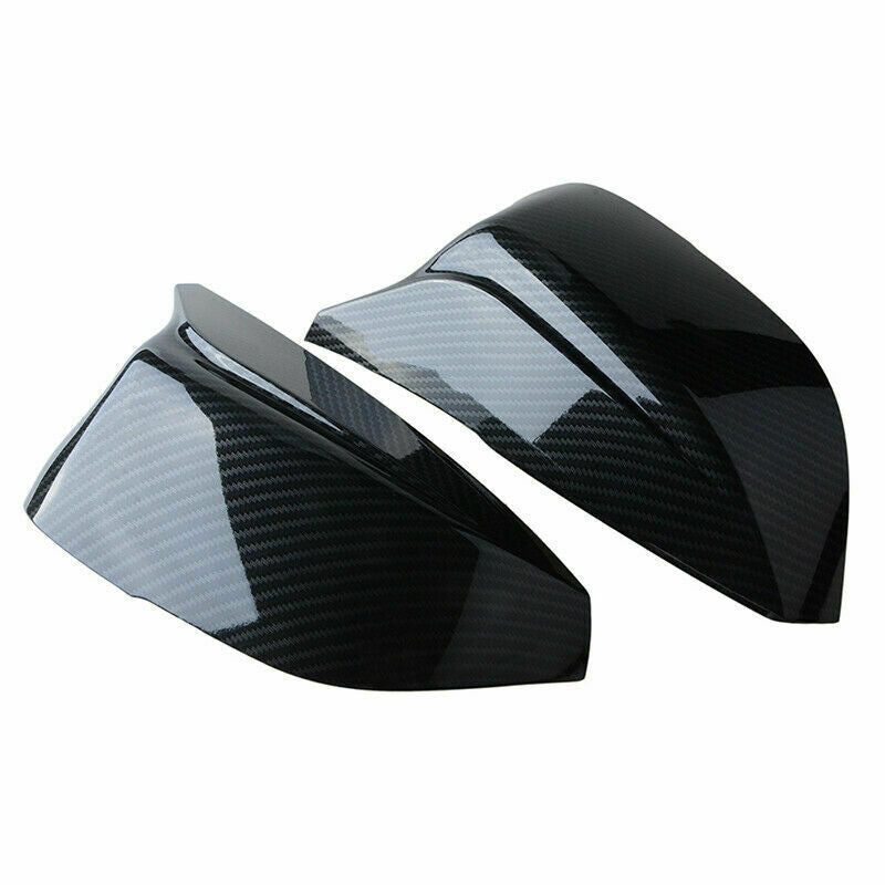 Mirror Covers Trim Carbon Fiber Style For Infiniti Q50 Q50S Q70 Q60 QX30 2014-21