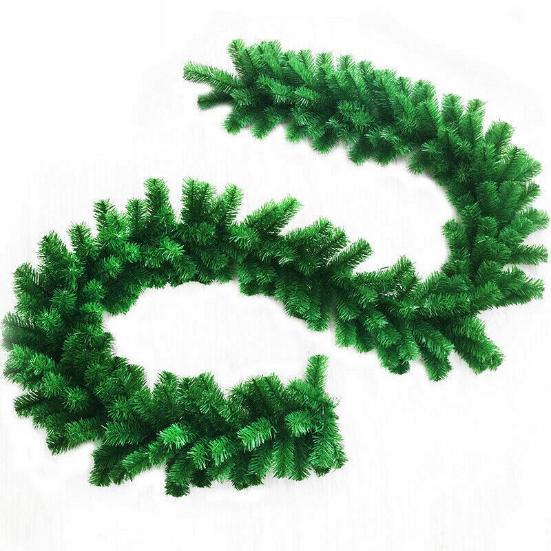18ft 5.5m Green Colorado Garland Xmas Decor Artificial Pine Wreath Swag Green
