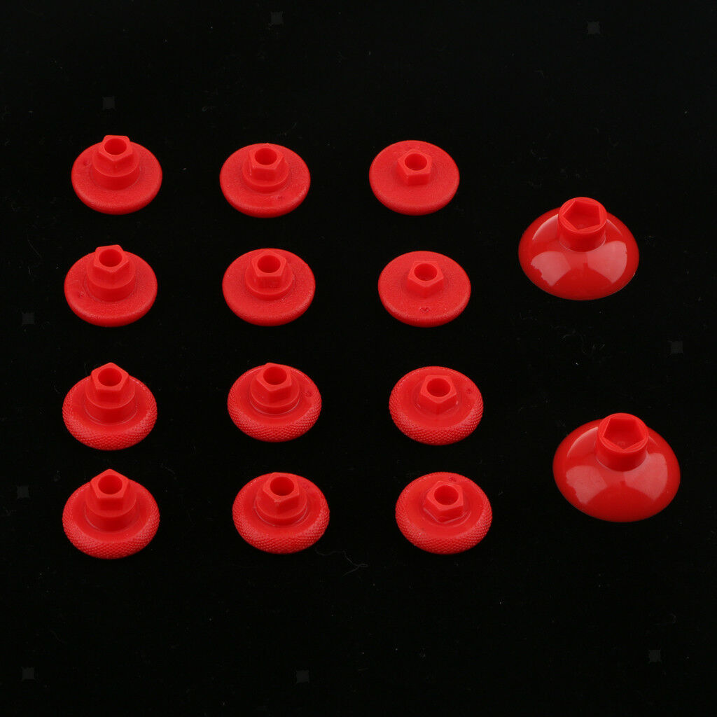 14x Thumbstick Thumb Stick Replacement for PS4     Controller Red