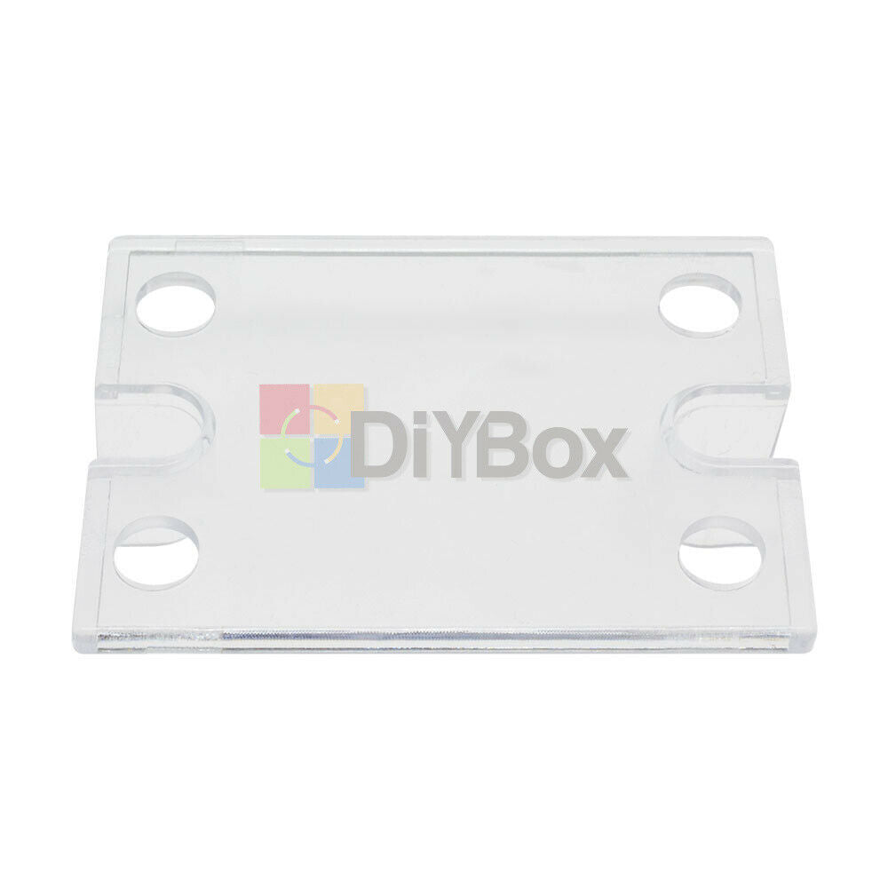 2x Transparent Clear Acrylic Cover for SSR Single Phase Solid State Relay Module