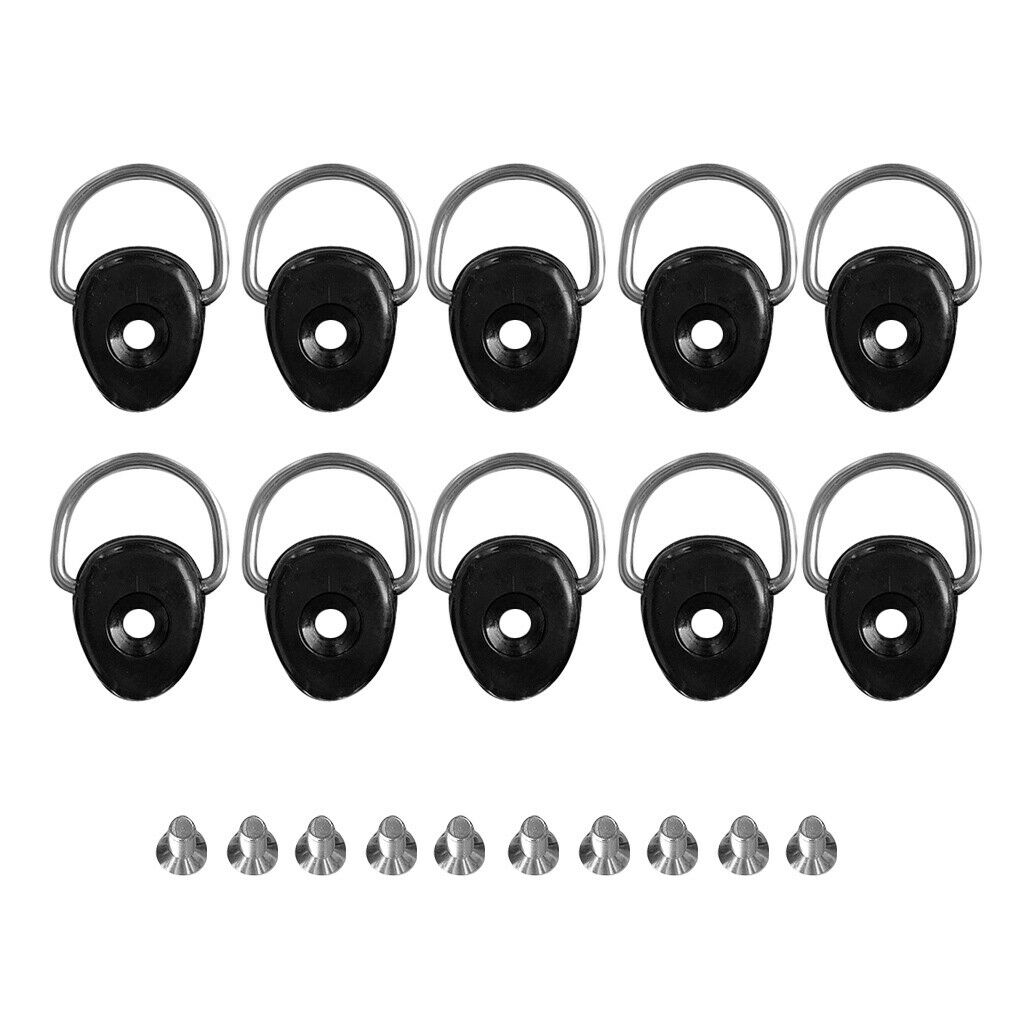 10x   Kayak   Canoe   Fishing   Dinghy   Boat   D   Ring   Tie   Down   Loop