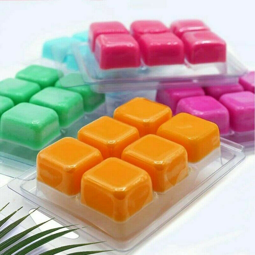 20 Packs Wax Melt Molds Plastic Wax Melt Clamshells for Wickless Wax Melt Candle