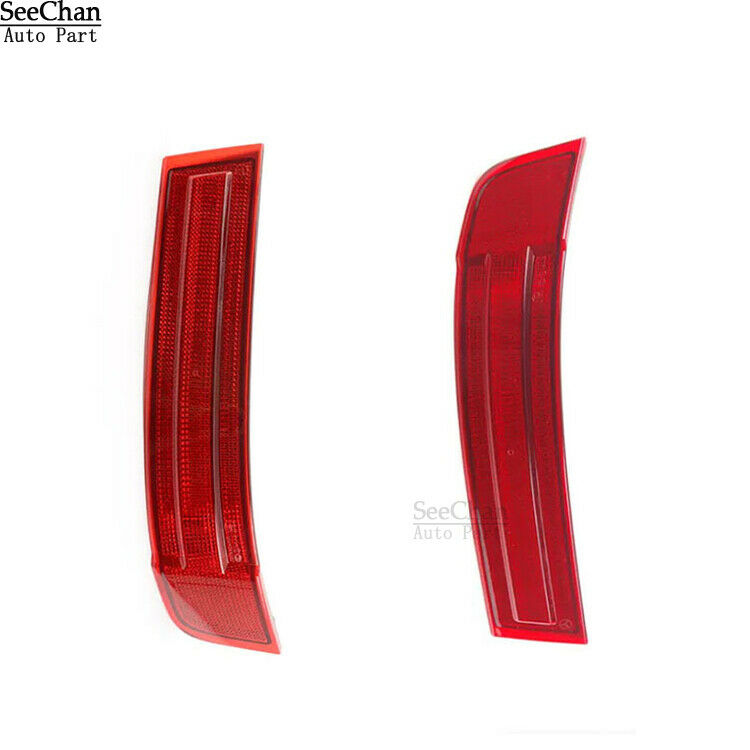 2Pcs Red Rear Bumper Reflector Left & Right Fit For MERCEDES GL320 GL450 GL550