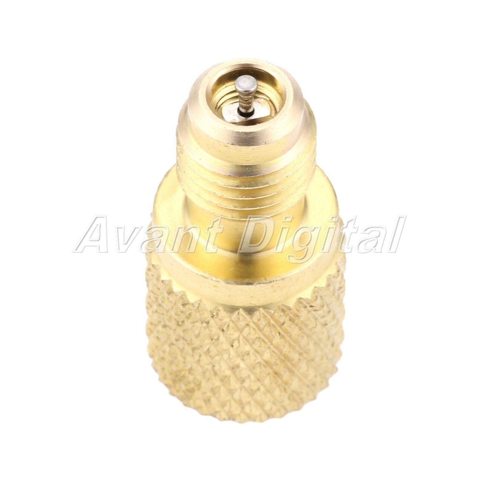 Brass Adapter R134a 7/16-20 UNF Male to 1/2-16 UNC Female Charging Hose Adapter
